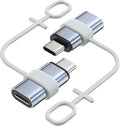 MoKo Lightning Female to USB C Male Adapter 2Pack, USB-C Lightning Adapter by MoKo