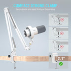 FIFINE Dynamic Microphone with Boom Arm, Studio Vocal XLR Microphone, Podcast - Image 8