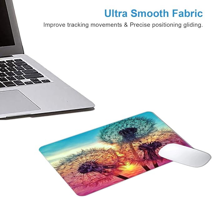 Dandelion Mouse Pad Non-Slip Rubber Base Gaming MousePads - Image 4