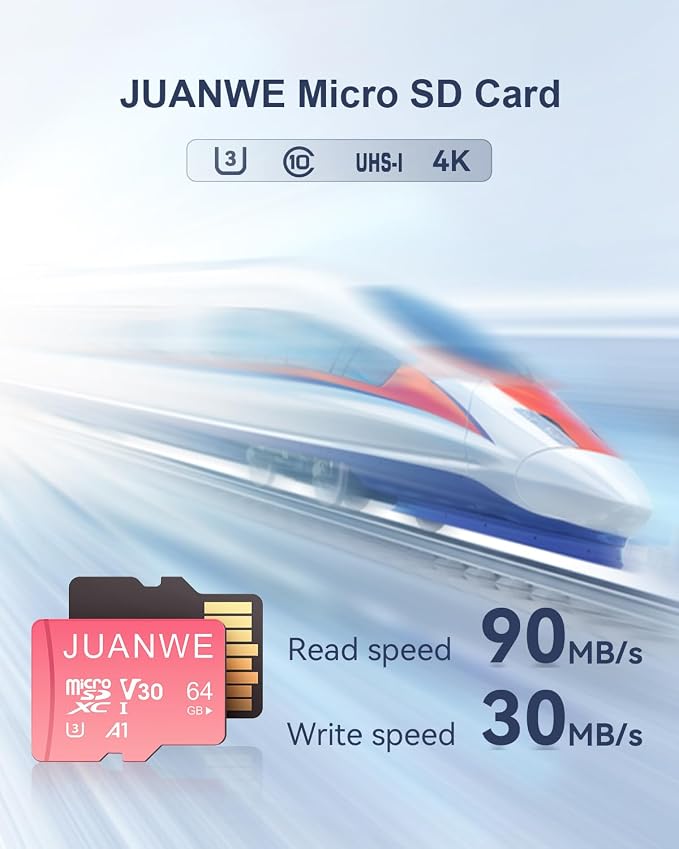 JUANWE 64GB Micro SD Card 5 Pack - Image 2