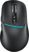R108 Bluetooth Wireless Mouse – Dual Bluetooth ＆ 2.4GHz USB Receiver, 4 DPI by RAPIQUE