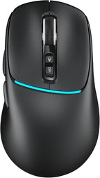R108 Bluetooth Wireless Mouse – Dual Bluetooth ＆ 2.4GHz USB Receiver, 4 DPI by RAPIQUE