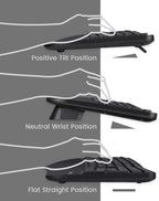 Perixx Periduo-605, Wireless Ergonomic Split Keyboard and Vertical Mouse Combo - Image 3