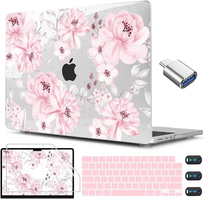 CISSOOK Compatible with MacBook Air 13.6 inch Case M4 M3 M2 Chip 2025 2024 2023 by CISSOOK