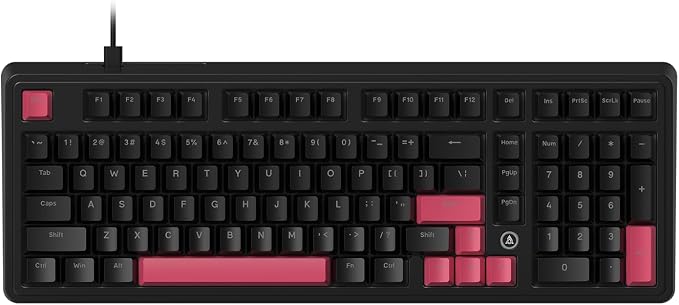 FIRSTBLOOD ONLY GAME. AK980 Wired Mechanical Keyboard, 101Keys Full Layout by FIRSTBLOODONLYGAME