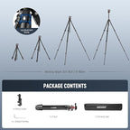 NEEWER Basics 66.5"/169 cm Travel Tripod - Image 7