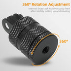 Aluminum 1/4 inch 20 Camera Mount, 360 Degree Rotation Tripod Mount Adapter - Image 3