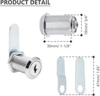 Uenhoy 6 Pack Cam Locks Keyed Alike, 1-1/8" Set - Image 3