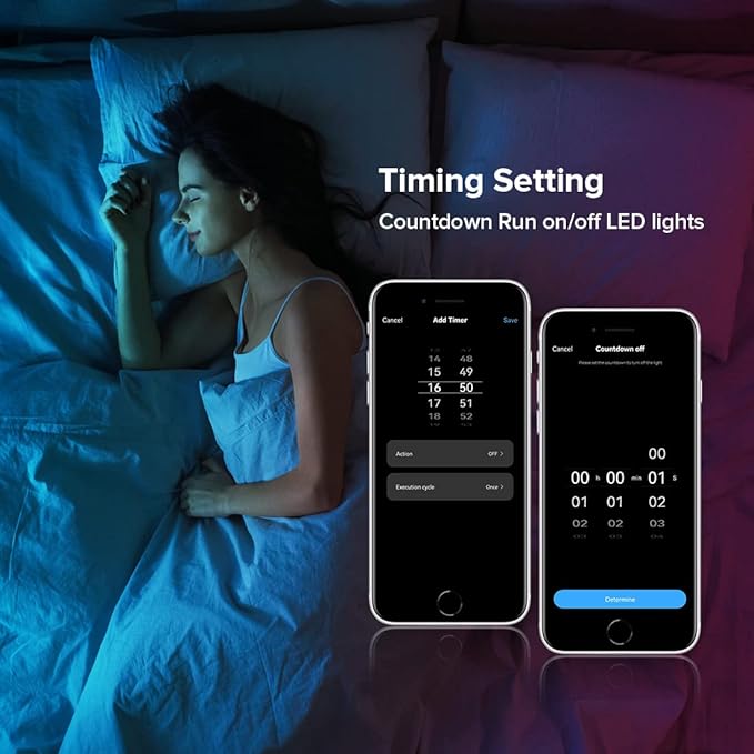 BTF-LIGHTING C04W RGBW PWM SMD FCOB 5PIN LED Strip 2.4GHz Tuya WiFi Group - Image 7