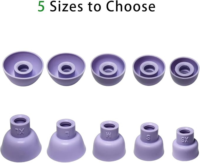 Replacement Earbud Tips for Powerbeats Pro2 Ear Tips – XL/L/M/S/XS Silicone - Image 4