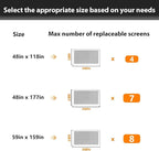Window Screen Door Repair Kit, Durable Fiberglass Mesh Roll - Image 4