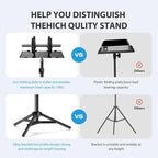 Projector Stand Tripod, Laptop Tripod Stand, Foldable Portable Projector Floor - Image 3