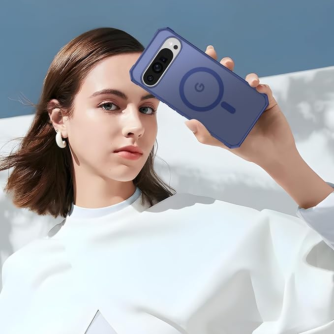 Magnetic for Google Pixel 9 Pro XL Case, Shockproof Slim Translucent Matte - Image 7