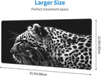 Black and White Gaming Mouse Pad 31.5 x 11.8 Inch Extended Large Mouse Pad - Image 6
