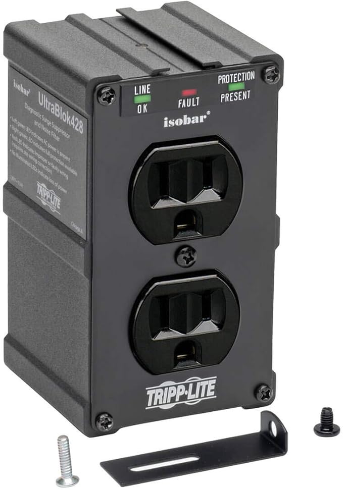 Tripp Lite Isobar ULTRABLOK Heavy Duty Outlet Extender, Wall Power Strip Surge - Image 3