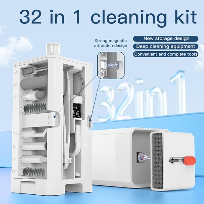 32-in-1 Multi-Function Electronics Cleaning Kit, Computer Laptop Cleaner Kit - Image 3