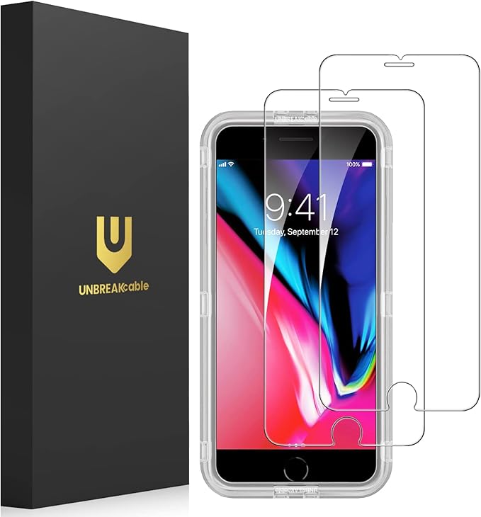 UNBREAKcable Screen Protector for iPhone SE 2022/SE 2020, iPhone 8/7 by UNBREAKcable