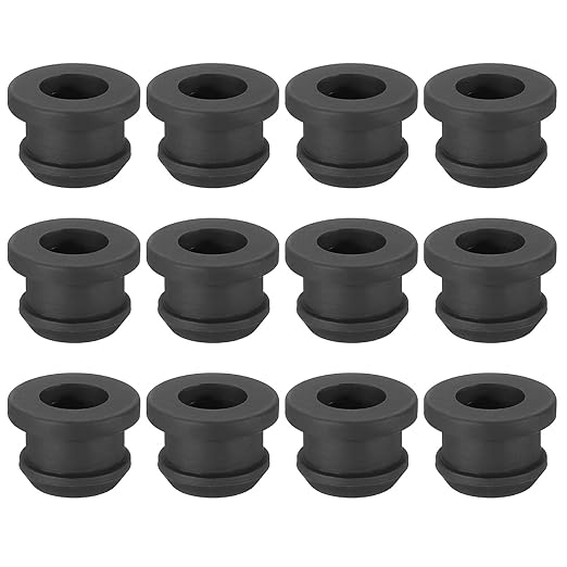 PATIKIL 11.5mm / 7/16 Inch Drill Hole, 5/16 Inch ID Rubber Grommets by PATIKIL