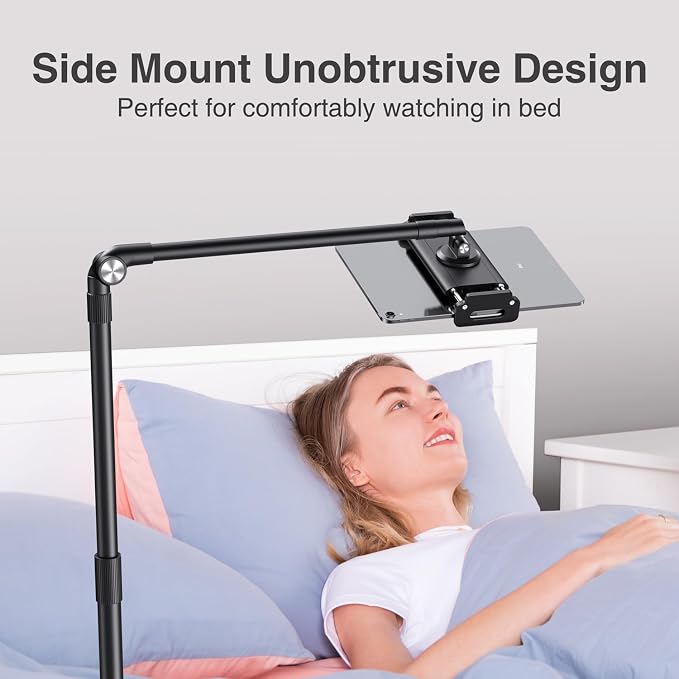 elitehood iPad Stand Floor, Height Adjustable Tablet Floor Stand - Image 2
