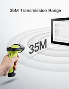 Inateck 2D Barcode Scanner, Wireless Bluetooth QR Code Scanner - Image 9