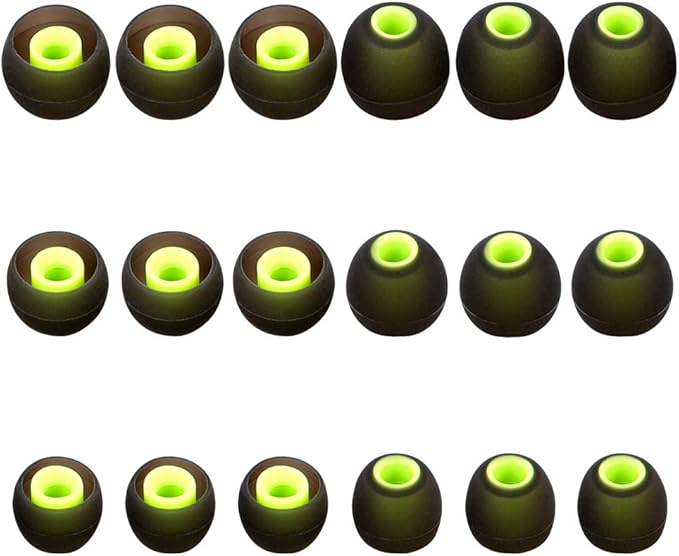 Brandless Earbud Tips Replacement Earbuds Ear Tips Eartips Eargels 9 Pairs S M L - Image 2