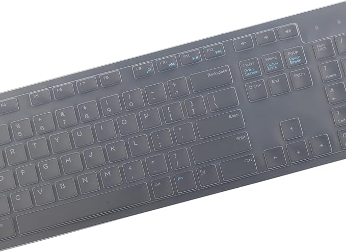 Keyboard Cover Skin for Dell KM636 KB216 KB216t KB216d KB216p Wired & Wireless - Image 4