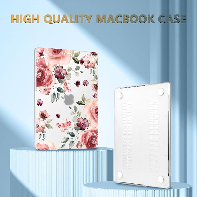 CISSOOK Matte Frosted Floral Hard Shell Case - Image 4