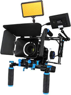 Shoulder Rig Stabilizer Kit, Aluminum Alloy Camera Stabilizer Cage - Image 6