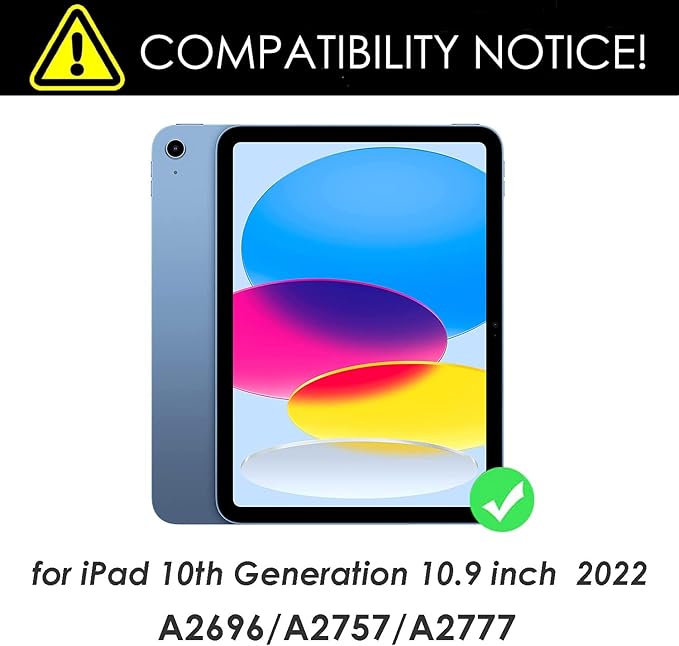 Keyboard Case for iPad 10th 10.9" 2022, iPad 11" A16 11th 2025-7 Color Backlight - Image 2