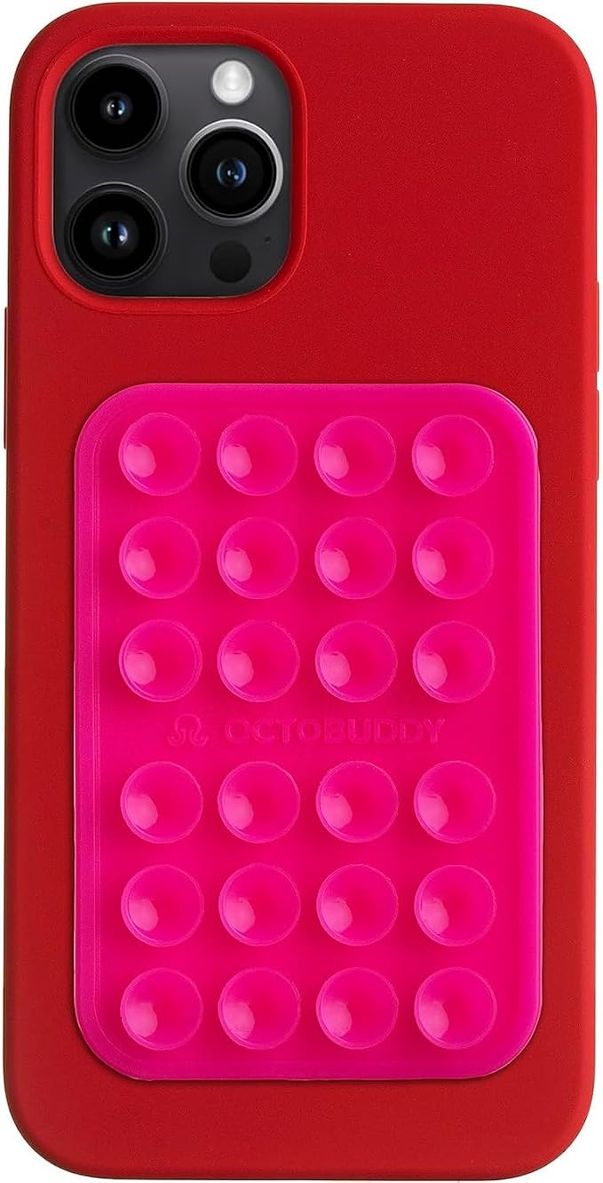 Classic - Silicone Suction Phone Case Adhesive Mount - Hands-Free, Strong Grip by Octobuddy