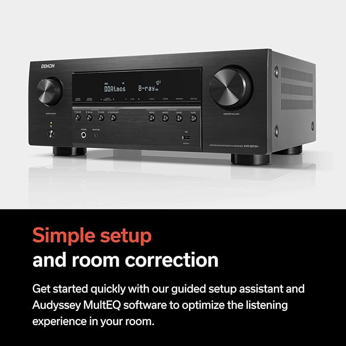 Denon AVR-S970H 8K Ultra HD 7.2 Channel AV Receiver - Image 7