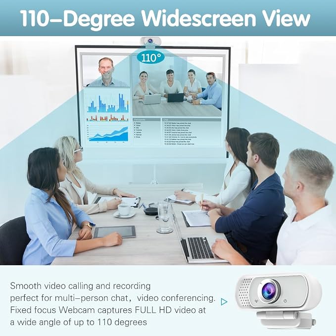 usb c webcam 1080P Webcam, Live Streaming Web Camera - Image 5