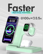 Wireless Charger Stand Charging Station: 3 in 1 Charger Multiple Devices - Image 5