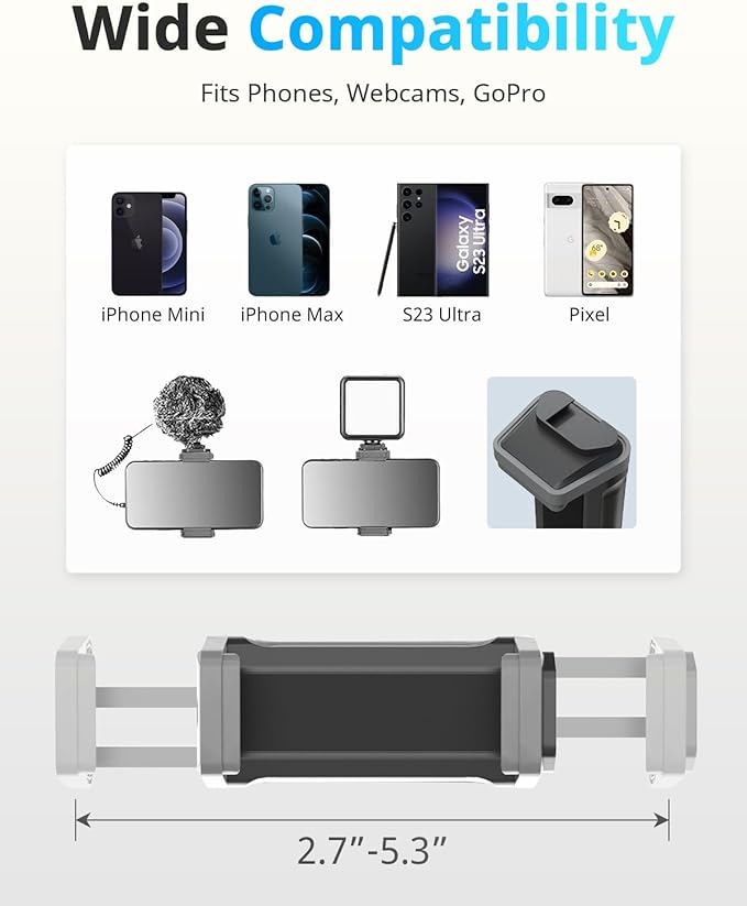 UBeesize Overhead Phone Mount Flexible Webcam Arm - Image 6