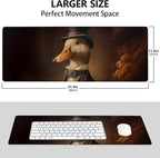 Duck Large Mouse Pad, Gaming Mouse Pad, Keyboard Mat, Non-Slip Rubber Base - Image 3