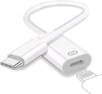 USB C to Lightning Headphone Audio Adapter, Type C Male to Female Lightning by Unknown