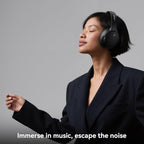 LEVN Hybrid Active Noise Cancelling Headphones, Wireless Headphones Bluetooth - Image 3