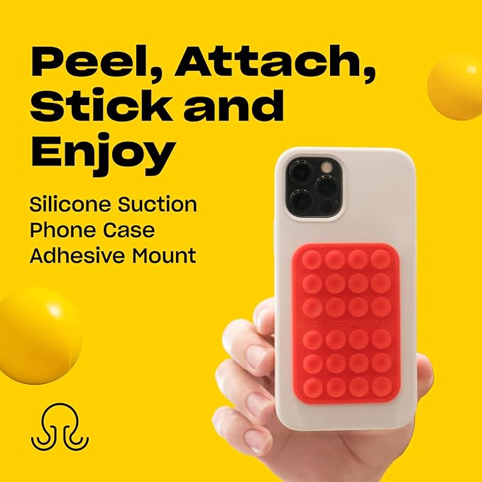 Classic - Silicone Suction Phone Case Adhesive Mount - Hands-Free, Strong Grip - Image 2