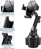 Miracase Cup Phone Holder for Car, Adjustable Long Neck Car Cup Holder Phone - Image 5