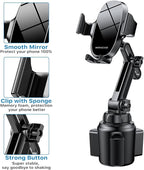 Miracase Cup Phone Holder for Car, Adjustable Long Neck Car Cup Holder Phone - Image 5