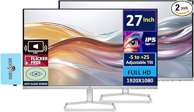 HP Series 5 527sa Monitor with Speakers 27" 100Hz IPS FHD 99% sRGB 300 Nits by HP