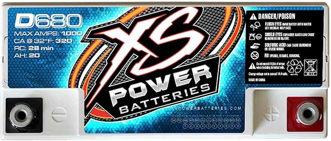 XS Power D680 1000 Amp AGM Battery - Image 2