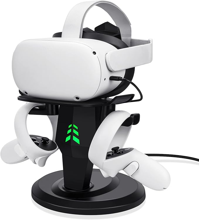 alcopanda VR Stand, Headset Charging Dock, VR Display Stand Accessories by forQuest2