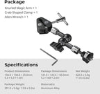 SMALLRIG 7 Inch Magic Arm with Crab-Shaped Clamp, Arm with 1/4"-20 Screw and - Image 8