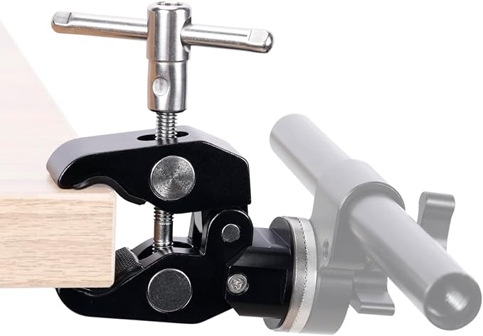 NICEYRIG Super Clamp to Rosette Mount Adapter, Maximum 50mm Adjustable Jaw - Image 6