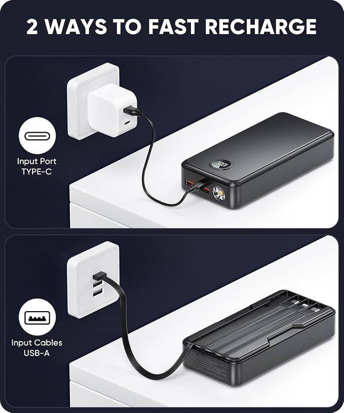 Power Bank 40000mAh Portable Charger 22.5W - Image 5