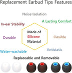Earbuds Replacement Tips Silicone Earbud Tips Ear Gels Fit - Image 6