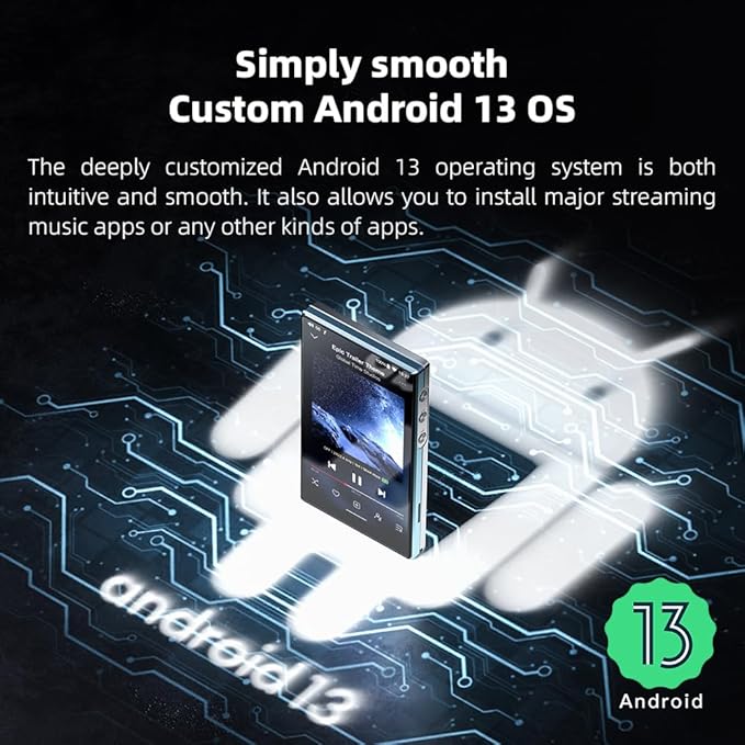 JadeAudio/FiiO JM21 Android 13 Hi-Res Music Player MP3 - Image 5