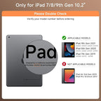 Transparent Case with Keyboard for iPad 9th 10.2 Inch, with 7-Color Backlit - Image 2