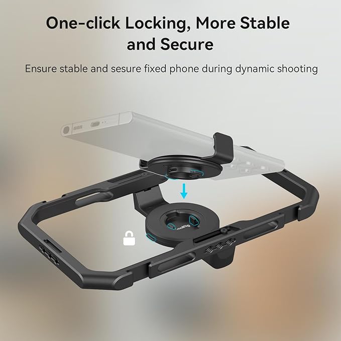 SmallRig Universal Quick Release Phone Cage, Aluminium Alloy Magnetic - Image 3